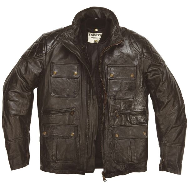 Blouson Moto Helstons Hunt Brown