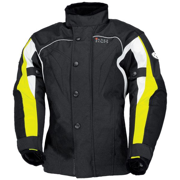 Veste Moto IXS Jamie II Black Yellow White Kid