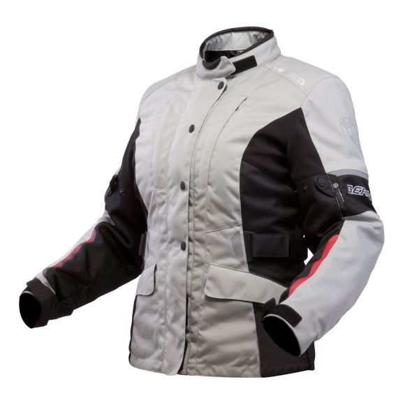 Veste Moto Bering Lady Margo Noir Gris