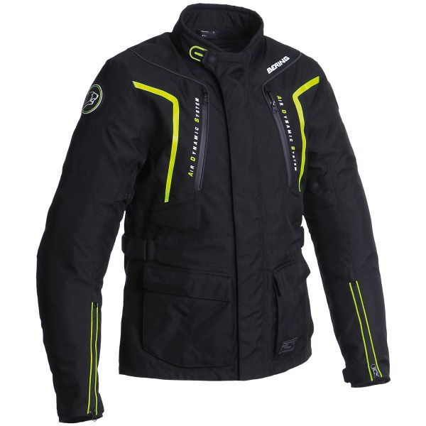 Blouson Moto Bering Ralf Black Fluo