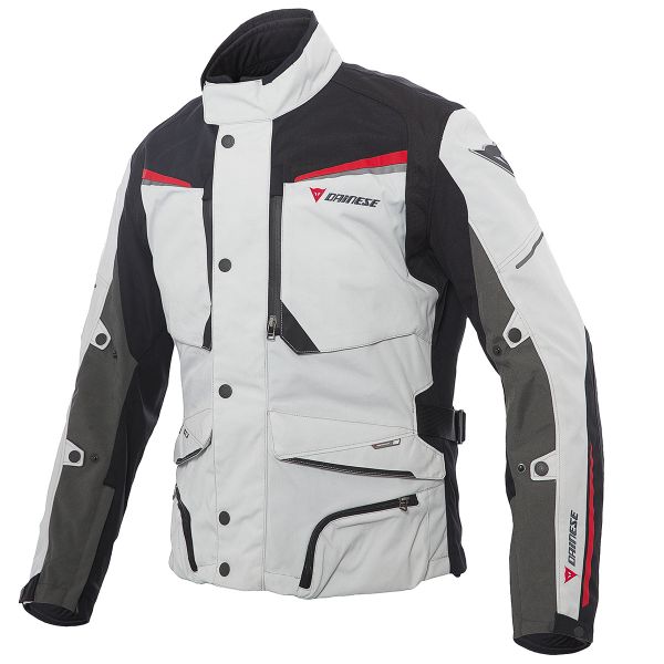 Blouson Moto Dainese Sandstorm Gore-Tex Grey Black Red