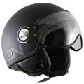 Casque Casque moto Momo Design Fighter Noir Titane Mat OST
