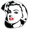 Personnalisation casque Helmetdress Housse de casque Marilyn Personnalisation casque Helmetdress Housse de casque Marilyn