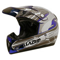 Casque Cross Lazer MX6 LTD Chrome Bleu