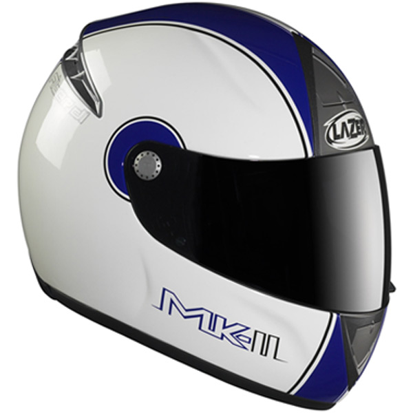 Casque Integral Lazer Fiber D1 MK II Blanc Bleu