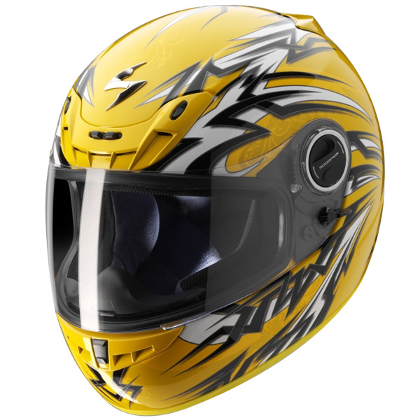 Casque Integral Scorpion EXO 450 Air Rebel Yellow Brillant