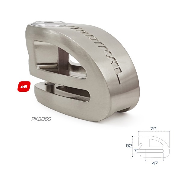 Bloc-disques Radikal Bloque disque metal RK306S Bloc-disques Radikal Bloque disque metal RK306S