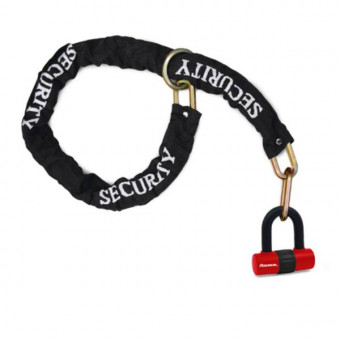Chaines Radikal Pack antivol minu U RK72 + chaine lasso