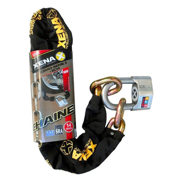 Chaines Xena Chane 120cm Anti-vol + U 69MM SRA