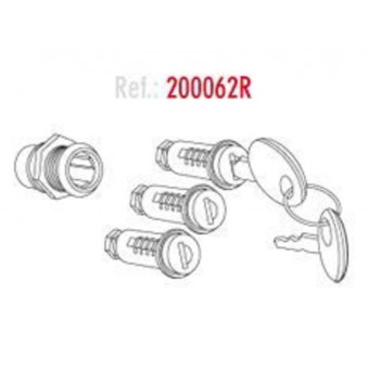 Accessoires Top case Shad Barrilets 3 clés SH23 - SH35 - SH36 Accessoires Top case Shad Barrilets 3 clés SH23 - SH35 - SH36
