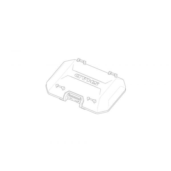 Accessoires Top case Shad Couvercle Top case Terra Aluminium