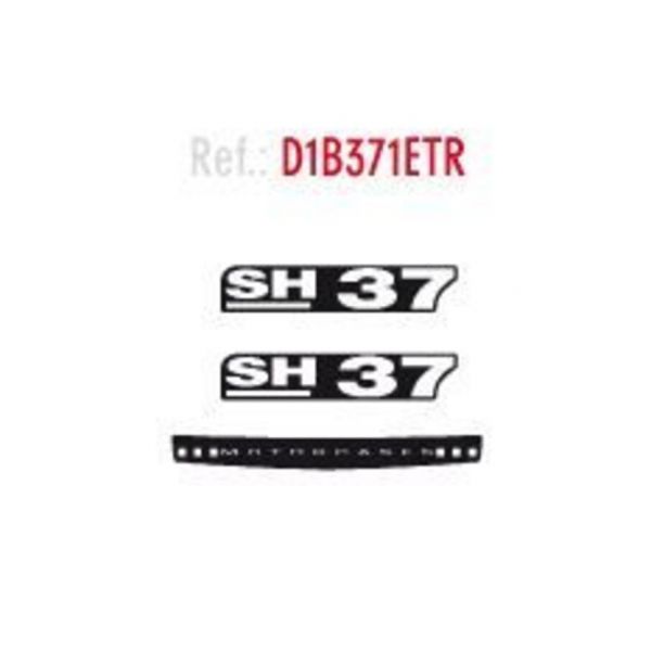 Accessoires Top case Shad Kit Autocollants SH37