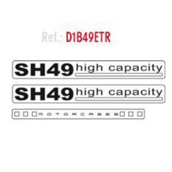 Accessoires Top case Shad Kit Autocollants SH49