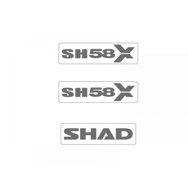 Accessoires Top case Shad Kit Autocollants SH58X