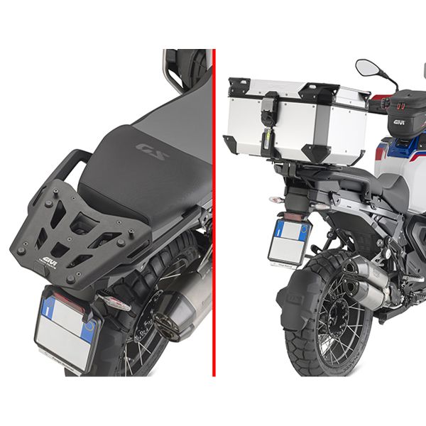 Kit de fixation Top Case Givi Support Aluminium Monokey SRA5146 BMW R 1300 GS Adventure (25-26)