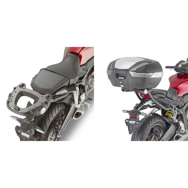 Kit de fixation Top Case Givi Support Monokey SR1208 Honda CB650R/CBR650R (21-24) Kit de fixation Top Case Givi Support Monokey SR1208 Honda CB650R/CBR650R (21-24)