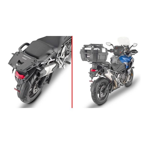 Kit de fixation Top Case Givi Support Monokey SRA6422 Triumph Tiger 1200GT (22-24) Kit de fixation Top Case Givi Support Monokey SRA6422 Triumph Tiger 1200GT (22-24)