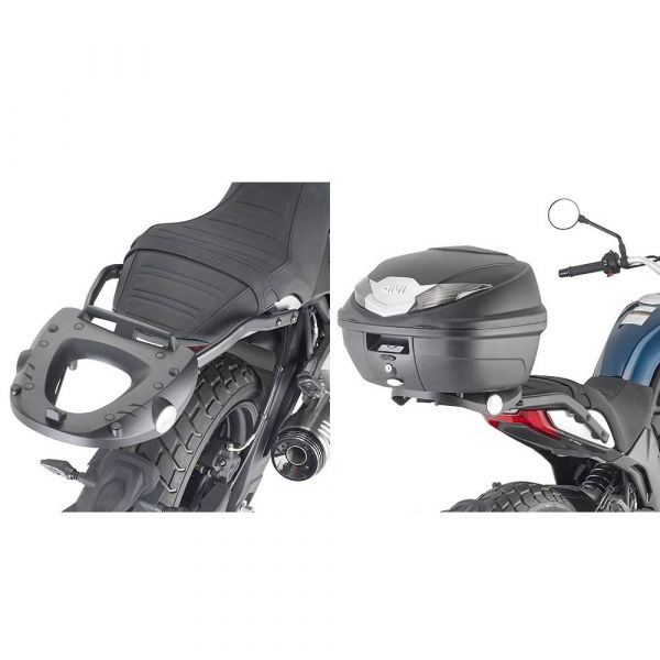 Kit de fixation Top Case Givi Support Monolock 9222FZ CF Moto 700 CL-X (21-22) Kit de fixation Top Case Givi Support Monolock 9222FZ CF Moto 700 CL-X (21-22)