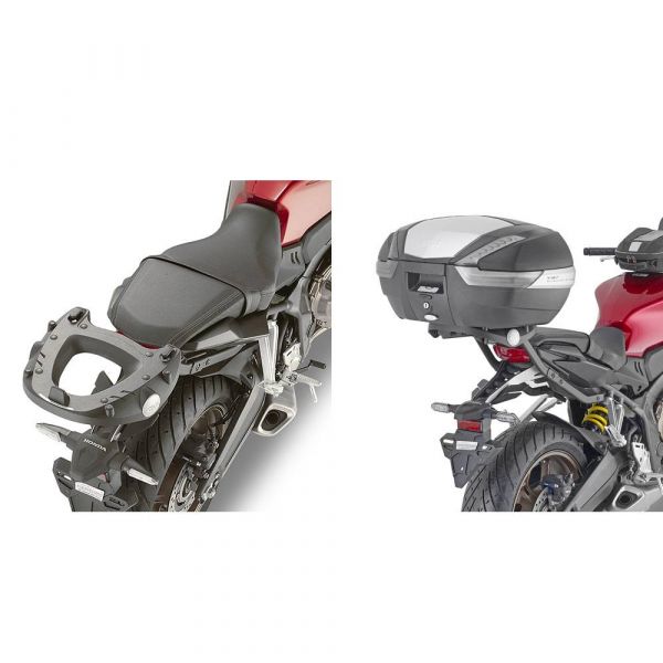 Kit de fixation Top Case Givi Support Monolock Monokey 1185FZ Honda CB650R (21-22) Kit de fixation Top Case Givi Support Monolock Monokey 1185FZ Honda CB650R (21-22)