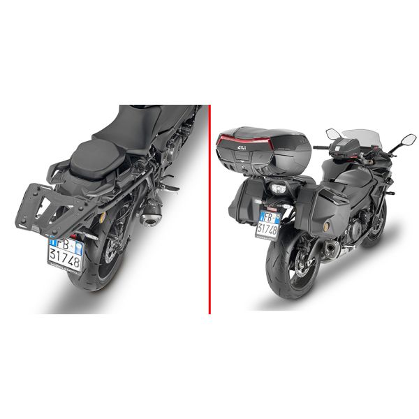 Kit de fixation Top Case Givi Support Monolock Monokey 3121FZ Suzuki GSX-S1000GT (22-23)