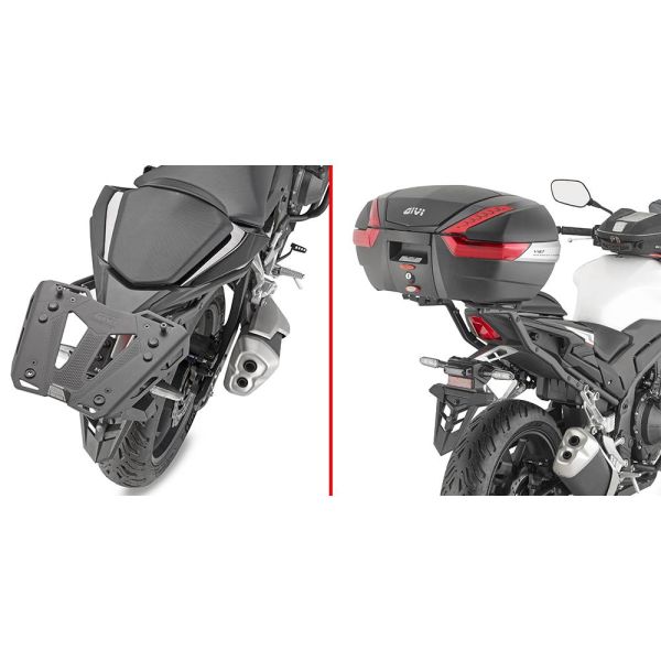 Kit de fixation Top Case Givi Support Monolock Monokey SR1206 Honda CB500 Hornet (24) Kit de fixation Top Case Givi Support Monolock Monokey SR1206 Honda CB500 Hornet (24)