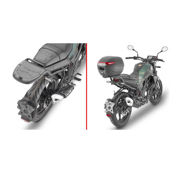 Kit de fixation Top Case Givi Support Monolock SR8715 Benelli Leoncino 125 (22-23) Kit de fixation Top Case Givi Support Monolock SR8715 Benelli Leoncino 125 (22-23)