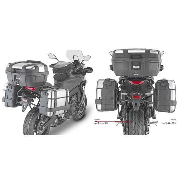 Kits de fixation valise Givi Support valises PLO2159MK Yamaha Tracer 9 (21-23)