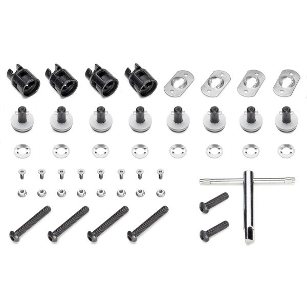 Support De Boîtier Supérieur GIVI 2132FZ - Pour Moto - Bras Tubulaires En Acier Avec Finition Noire