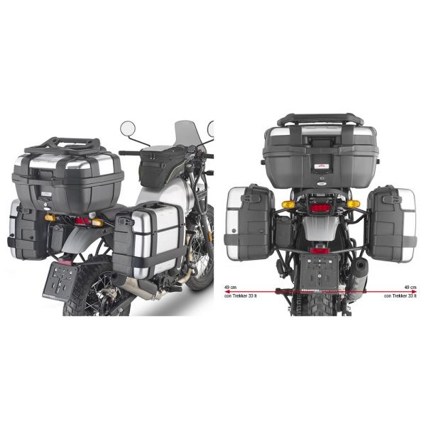 Kits de fixation valise Givi Support valise Monokey PL9054 Royal Enfield Himalayan (21) Kits de fixation valise Givi Support valise Monokey PL9054 Royal Enfield Himalayan (21)