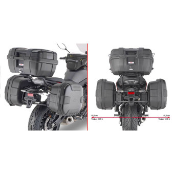 Kits de fixation valise Givi Support valises PL2148 Yamaha Tracer 700 (20-23)