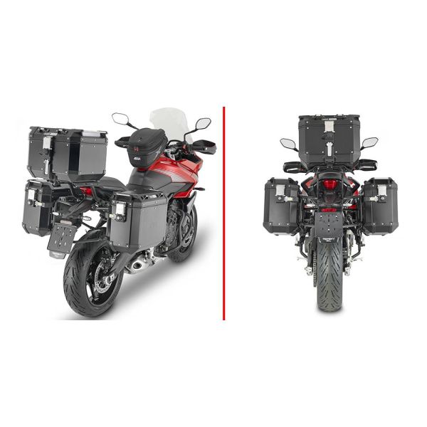 Kits de fixation valise Givi Support valises trekker outback PLO6421CAM Triumph Tiger Sport 660 (22)