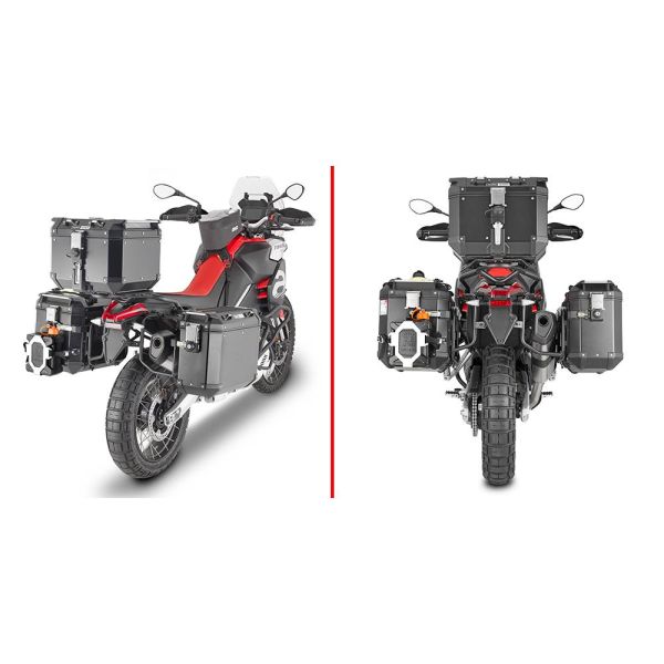 Kits de fixation valise Givi Support valises trekker outback PLO6710CAM Aprilia Tuareg 660 (22-23) Kits de fixation valise Givi Support valises trekker outback PLO6710CAM Aprilia Tuareg 660 (22-23)