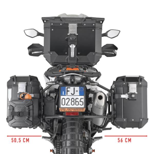 Kits de fixation valise Givi Support Valises Trekker Outback PLO7717CAM KTM 790/890 Adventure/890 SMT Kits de fixation valise Givi Support Valises Trekker Outback PLO7717CAM KTM 790/890 Adventure/890 SMT
