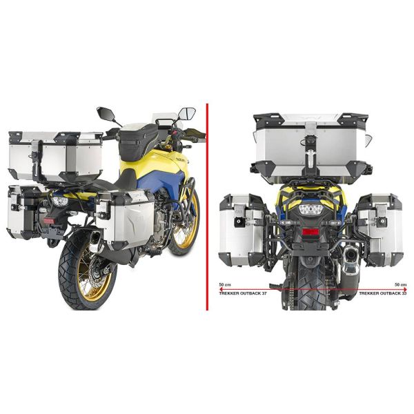 Kits de fixation valise Givi Support Valises Trekker Outback PLOS3125CAM Suzuki V-Strom 800 (23) Kits de fixation valise Givi Support Valises Trekker Outback PLOS3125CAM Suzuki V-Strom 800 (23)