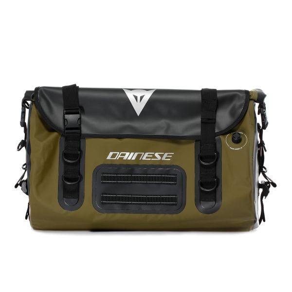 Sacoches de selle Dainese Explorer WP Roll Bag Black Green 60L