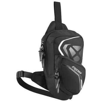 Sacoches jambe moto Ixon R-Emington Black White