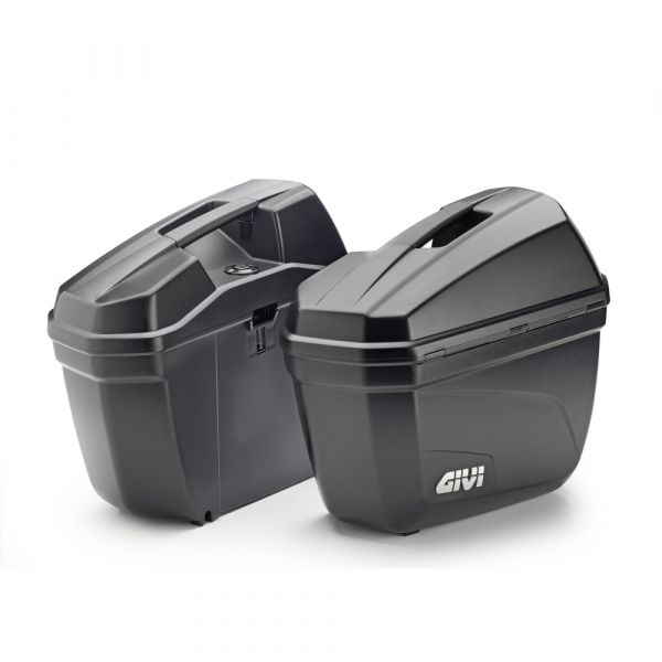 Top Case - Valises Givi Valises Monokey E22 Black Pack2 Top Case - Valises Givi Valises Monokey E22 Black Pack2