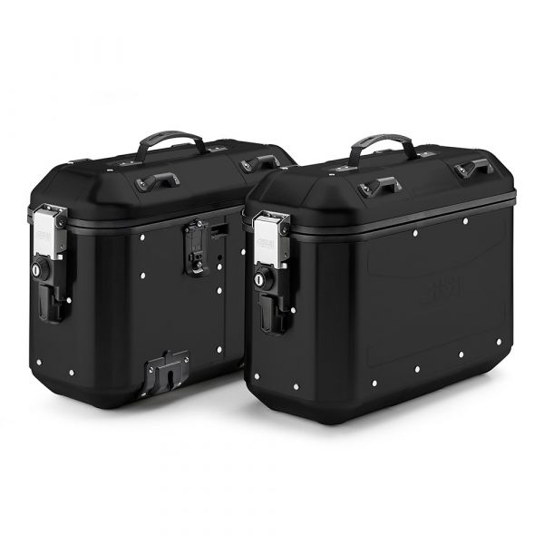 Top Case - Valises Givi Paire de Valises Monokey Trekker Dolomiti Black 36L Pack 2 Top Case - Valises Givi Paire de Valises Monokey Trekker Dolomiti Black 36L Pack 2
