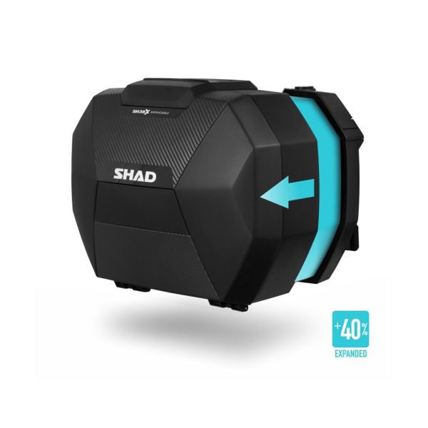 Top Case - Valises Shad Valises Laterales Extensibles SH38X Carbon