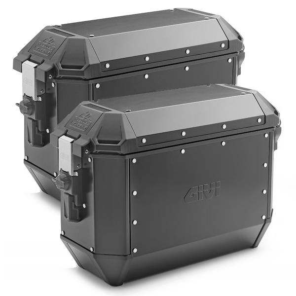Top Case - Valises Givi Valises Laterales Trekker Alaska 36L Black Pack2 Top Case - Valises Givi Valises Laterales Trekker Alaska 36L Black Pack2