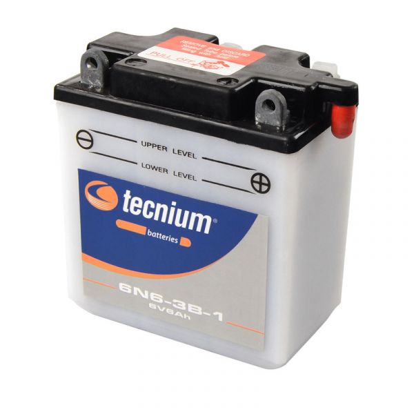 Batterie Moto Tecnium Batterie Tecnium 6N6-3B-1 conventionnelle