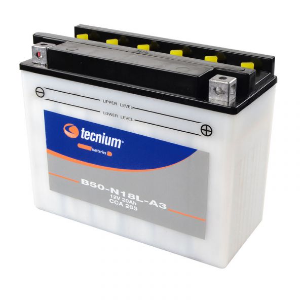 Batterie Moto Tecnium Batterie Tecnium B50-N18L-A3 conventionnelle