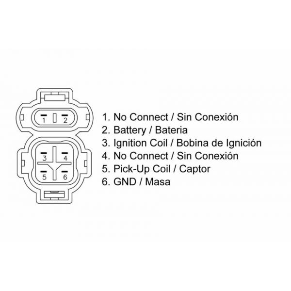 Boitier CDI Tecnium Boitier CDI Tecnium Kymco/Malaguti/Peugeot/Sym (99-16)