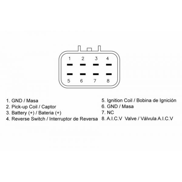 Tecnium Botier CDI Tecnium Yamaha YFM350X Grizzly (12-13)