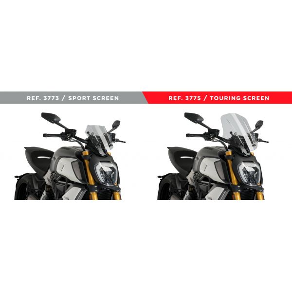 Saute vent Puig Saute vent Sport Ducati Diavel 1260 (19-20)