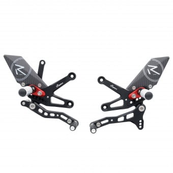 Commandes reculées Lightech Réglables/repliables Racing Kawasaki ZX-10R (16-20) Commandes reculées Lightech Réglables/repliables Racing Kawasaki ZX-10R (16-20)