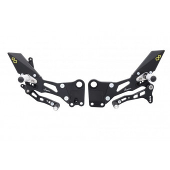 Commandes recules Lightech Fixes (standard/inverse) KTM RC125/RC390 (17-20)