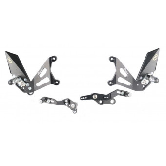 Commandes recules Lightech Fixes (standard/inverse) MV Agusta Brutale 675/800 (12-16)