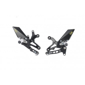 Commandes reculées Lightech Fixes Kawasaki ZX-6R (05-21) Commandes reculées Lightech Fixes Kawasaki ZX-6R (05-21)