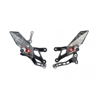 Commandes reculées Lightech Réglables/repliables (sélection inversée) Yamaha YZF-R3 (15-21) Commandes reculées Lightech Réglables/repliables (sélection inversée) Yamaha YZF-R3 (15-21)